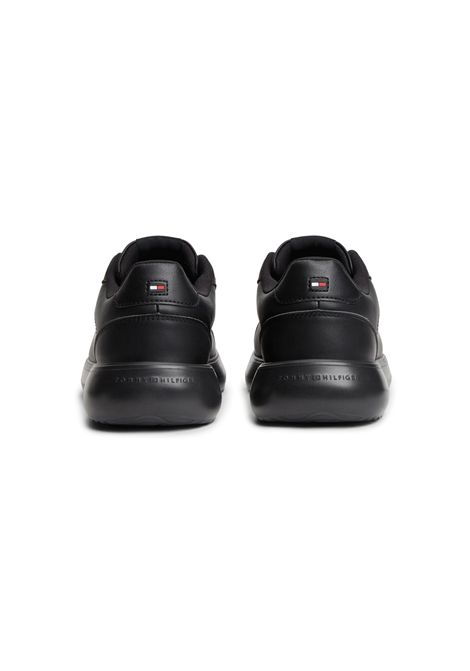 Tommy Hilfiger Chunky Leather Sneakers Black Men TOMMY HILFIGER | Sneakers | FM0FM06000-0GJ